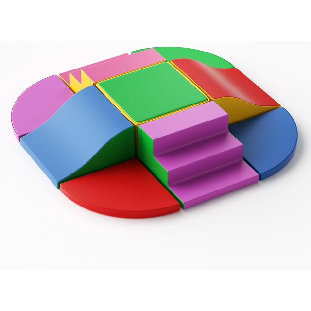 Foam Climbing Blocks for Toddlers, 9 Pieces Soft Play Climbing for Kids