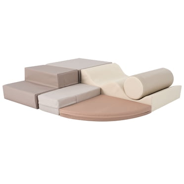 6-Piece Foam Climbing Blocks Playset - Pink