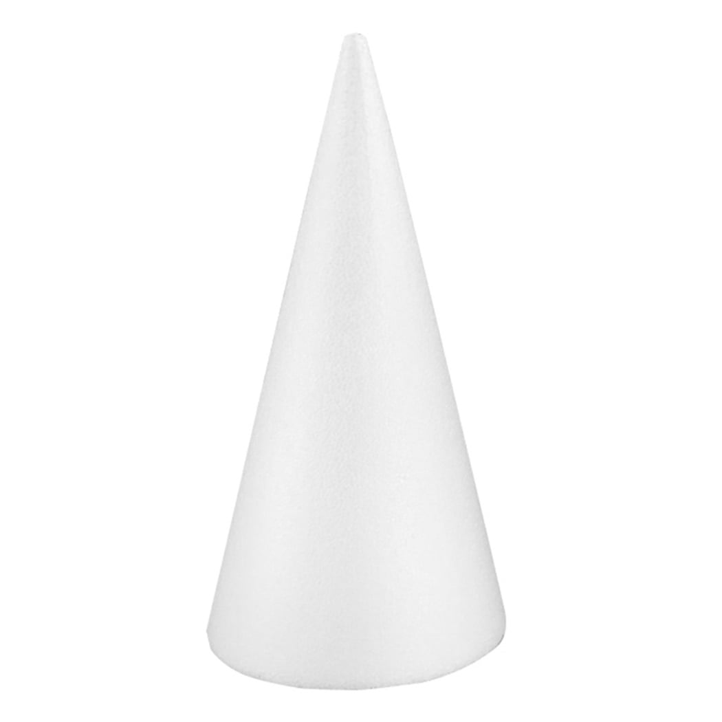  DOITOOL Cardboard Cones 3PCS White Craft Foam Cones