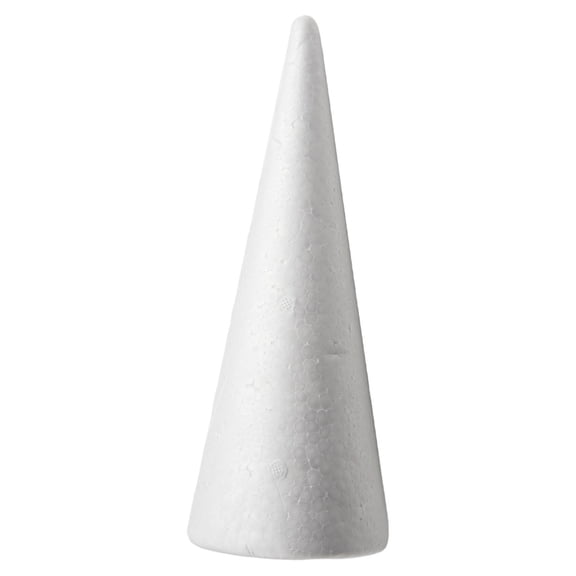 Foam Cones Polystyrene for Crafts Diy Painting Triangle Tree 25Cmx9.6Cm