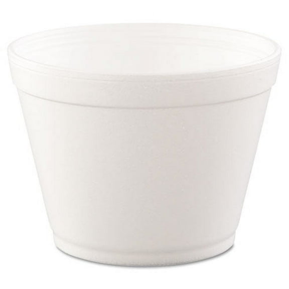 Foam Containers,16 Oz, White, 25/bag, 20 Bags/carton | Bundle of 5 Cartons