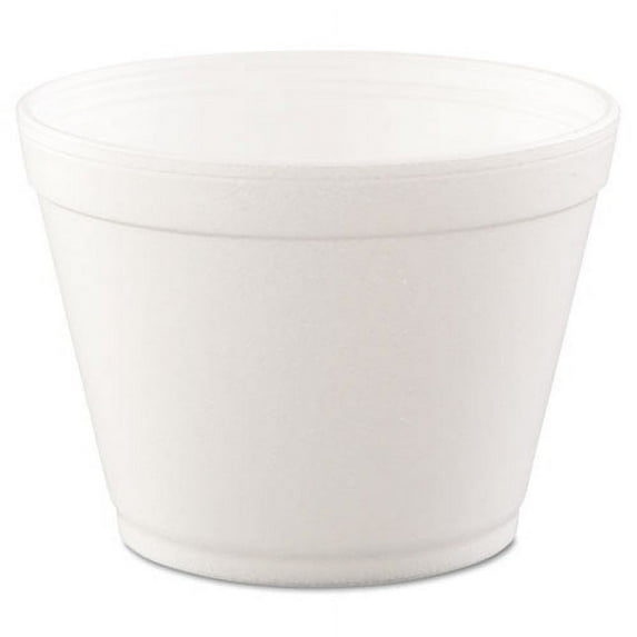 Foam Containers,16 Oz, White, 25/bag, 20 Bags/carton | Bundle of 5 Cartons