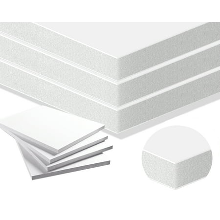 Foam Core Backing Board 3/8" White 20x30- 10 Pack. Many Sizes Available. Acid Free Buffered Craft Poster Board for Signs, Presentations, School, Office and Art Projects
