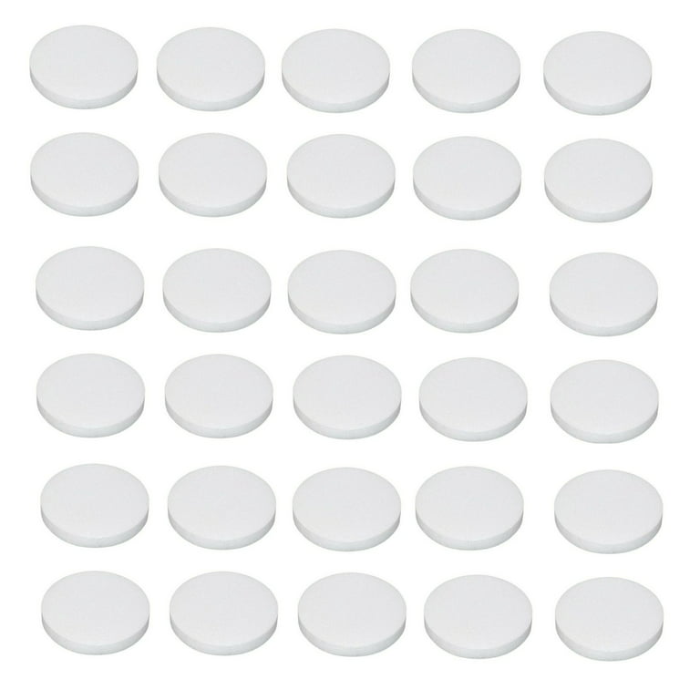 8 Inch Foam Circles for Crafts, 1 Inch Thick Round Polystyrene
