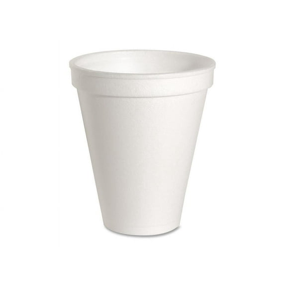Genuine Joe, GJO58550, Hot/Cold Foam Cups, 1000 / Carton, White, 8 fl oz