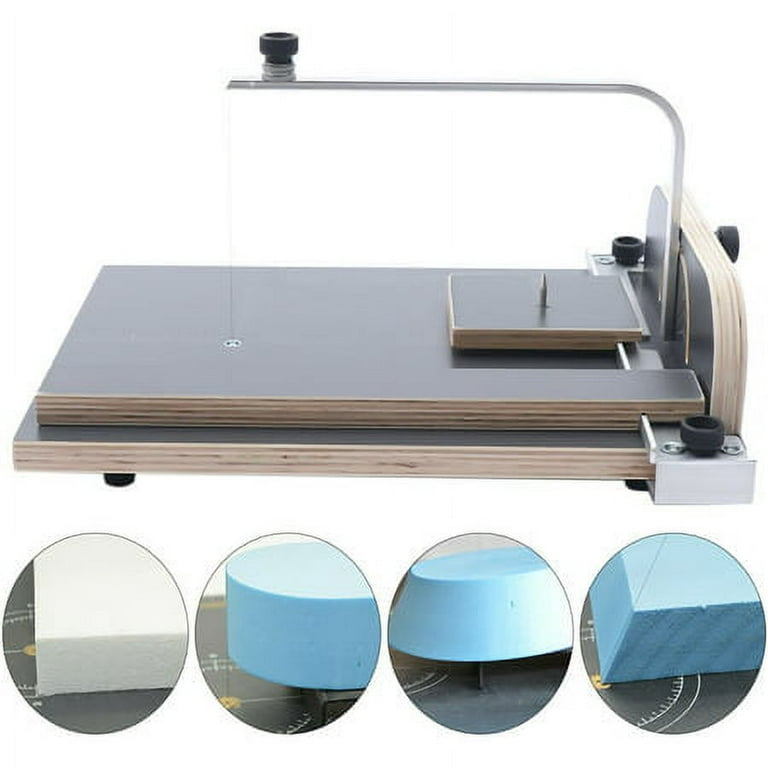 9.8 Hot Wire Foam Cutter Table, with Printed Ruler & Removable Protractor  15.4 Board 72W Electric Desktop Styrofoam Crafts Angle Cylinder Sponge