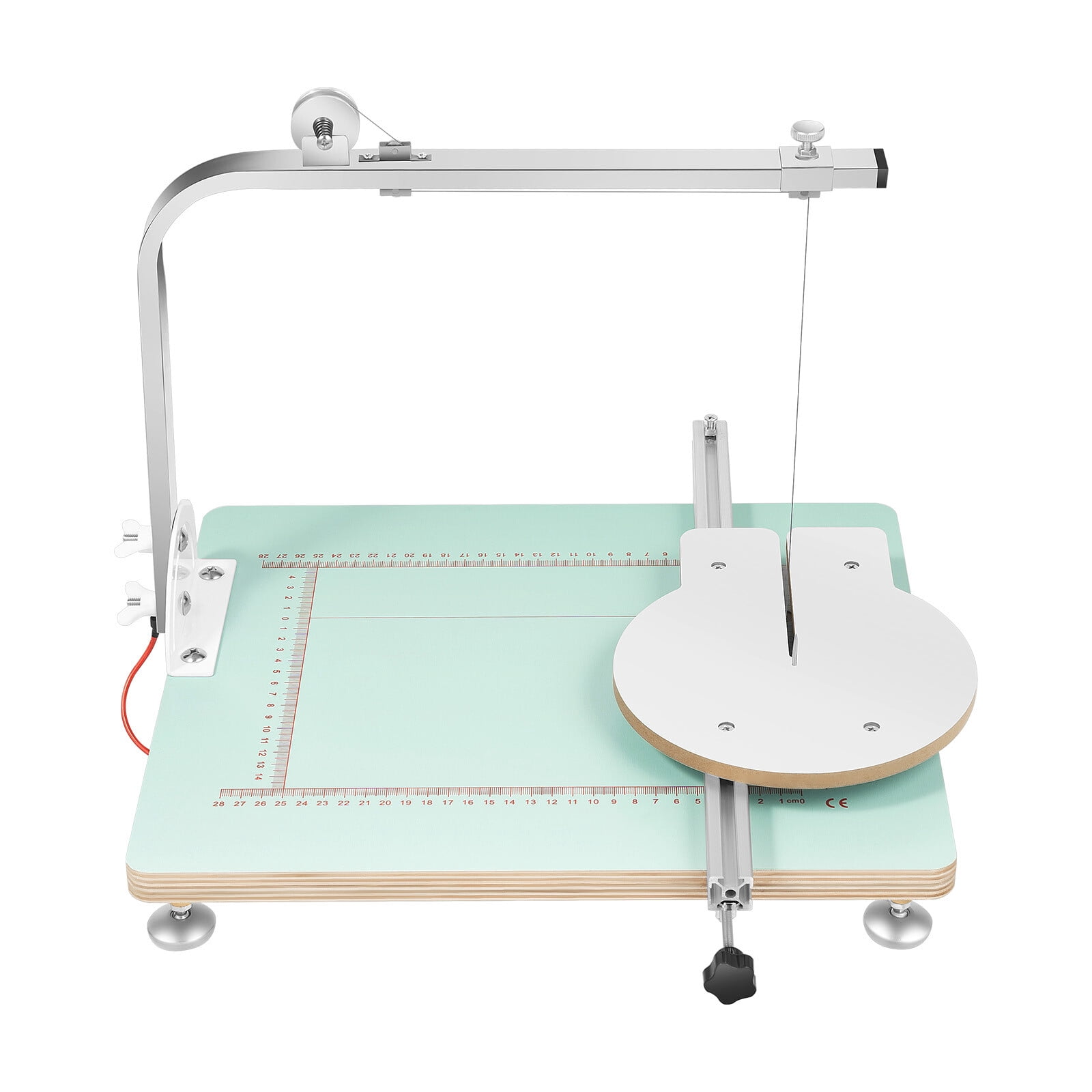 Foam Cutting Machine, Hot Wire Cutter with Adjustable Height, Width, and Circular Radius, Large Worktable with Rulers, Ideal for Model Making