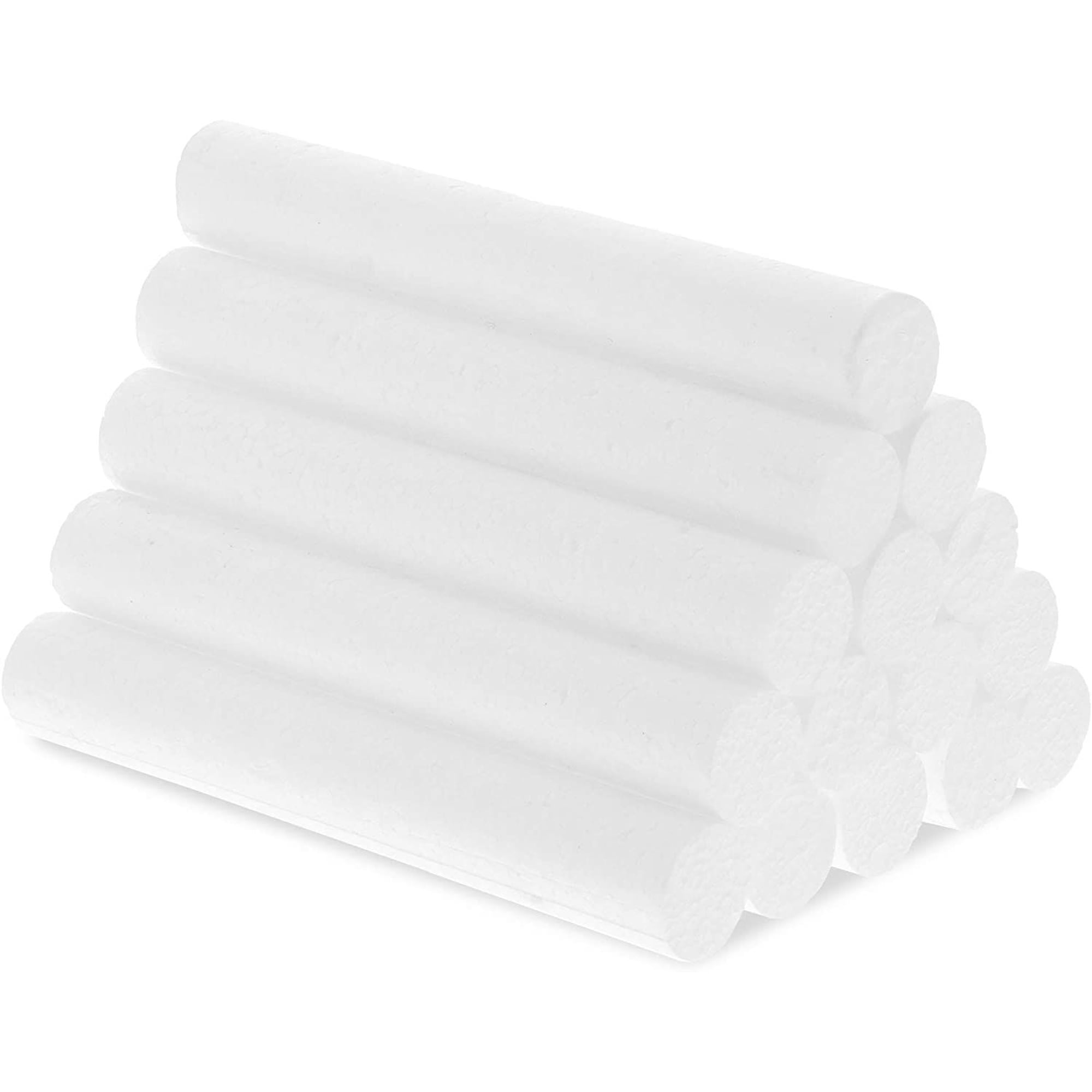 45 Pieces Craft Foam Sticks 10'' x 1'' Foam Cylinders for Crafts Solid  White