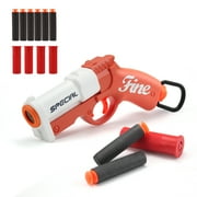BIU BLASTER Shell Ejecting Foam Dart Blaster – Realistic Toy Gun for Kids Age 8+, Includes 6 Soft Darts & 4 Shells, Manual Loading, Safe ABS Plastic
