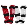 thumbnail image 1 of Foam Dipped Shin Instep Guard Pads Martial Arts Karate TKD MMA Shin Protectors, 1 of 2
