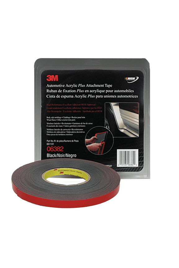 Foam Double Sided Tape 1/2 X 20Yd (Black)