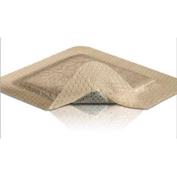 Foam Dressing with Silver Mepilex Border Ag 4 X 10 Inch Rectangle Sterile1 Count