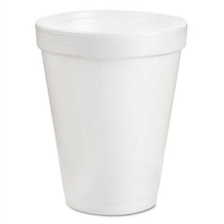 Foam Drink Cups, 6 oz, White, 25/Bag, 40 Bags/Carton Foam Drink Cups, 6 oz, White, 25/Bag, 40 Bags/Carton