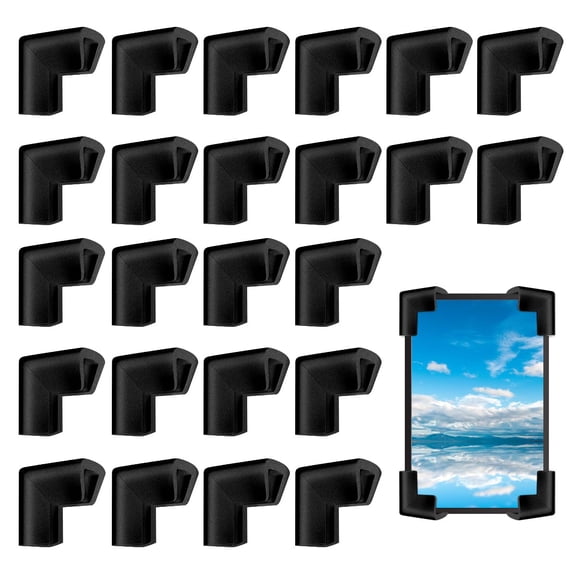 Foam Edge Protection Corners 24-black For Mirror, TV, Picture Frame Packing Shipping Moving