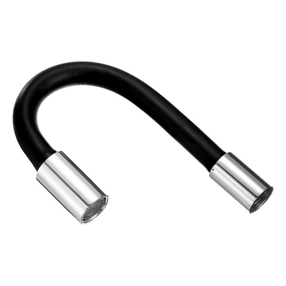 Foam Extension Tube With Connector, 360 Degrees Faucet Sprayer Extension Hose, Black 30 cm
