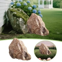 Foam Landscape Rock Lightweight Artificial Stone Decor Realistic Sandstone for Garden Yard Patio Porch Aquarium Decoration Multipurpose Use Outdoor Indoor