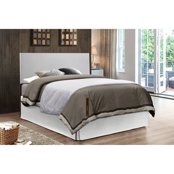 Foam Filled | Adjustable Panel Headboard | Light Grey, Bed or Wall Mount, Easy to Keep