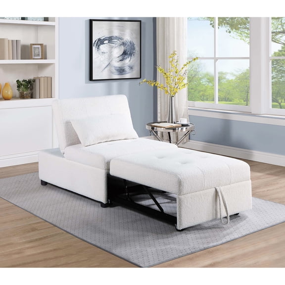 Foam Filled, Armless | Pull - out Bed Function | Lounging in Style