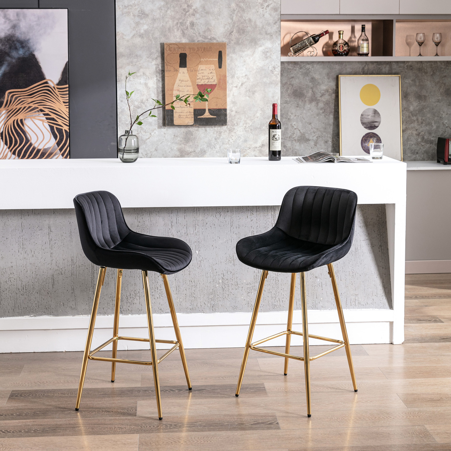 Relax Stool Foam-Filled Bar Stools+26 Inch Dimension - Home Lounge/Kitchen Relax ...