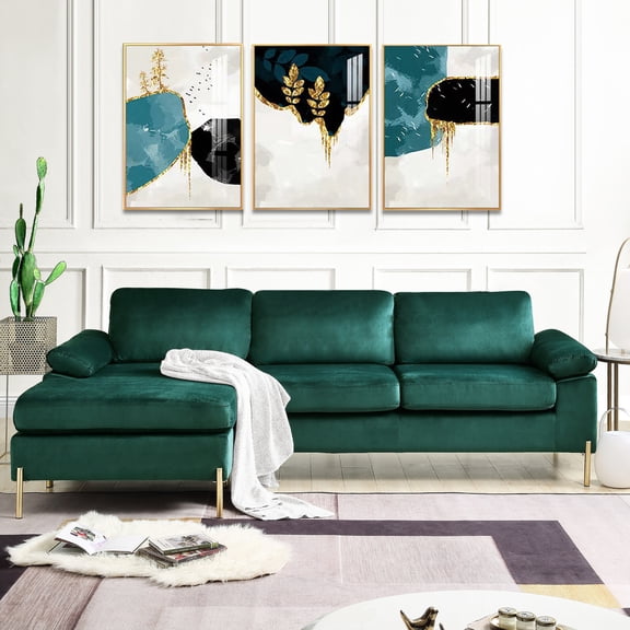 Foam Filled & L - shaped Design / Comfortable Sofa for Small Corners