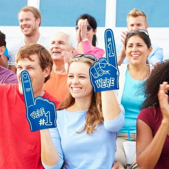 Foam Finger Sports Fan Hand Large Foam Hand Pointing Finger Cheering Accessories for Football Basketball Baseball Games Team Spirit Support with Enhanced Grip Durable Comfortable Fan Gear