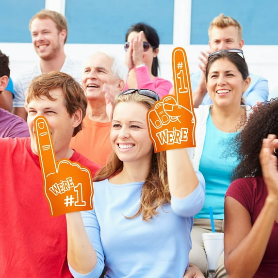 Foam Finger Sports Fan Hand Large Foam Hand Pointing Finger Cheering Accessories for Football Basketball Baseball Games Team Spirit Support with Enhanced Grip Durable Comfortable Fan Gear