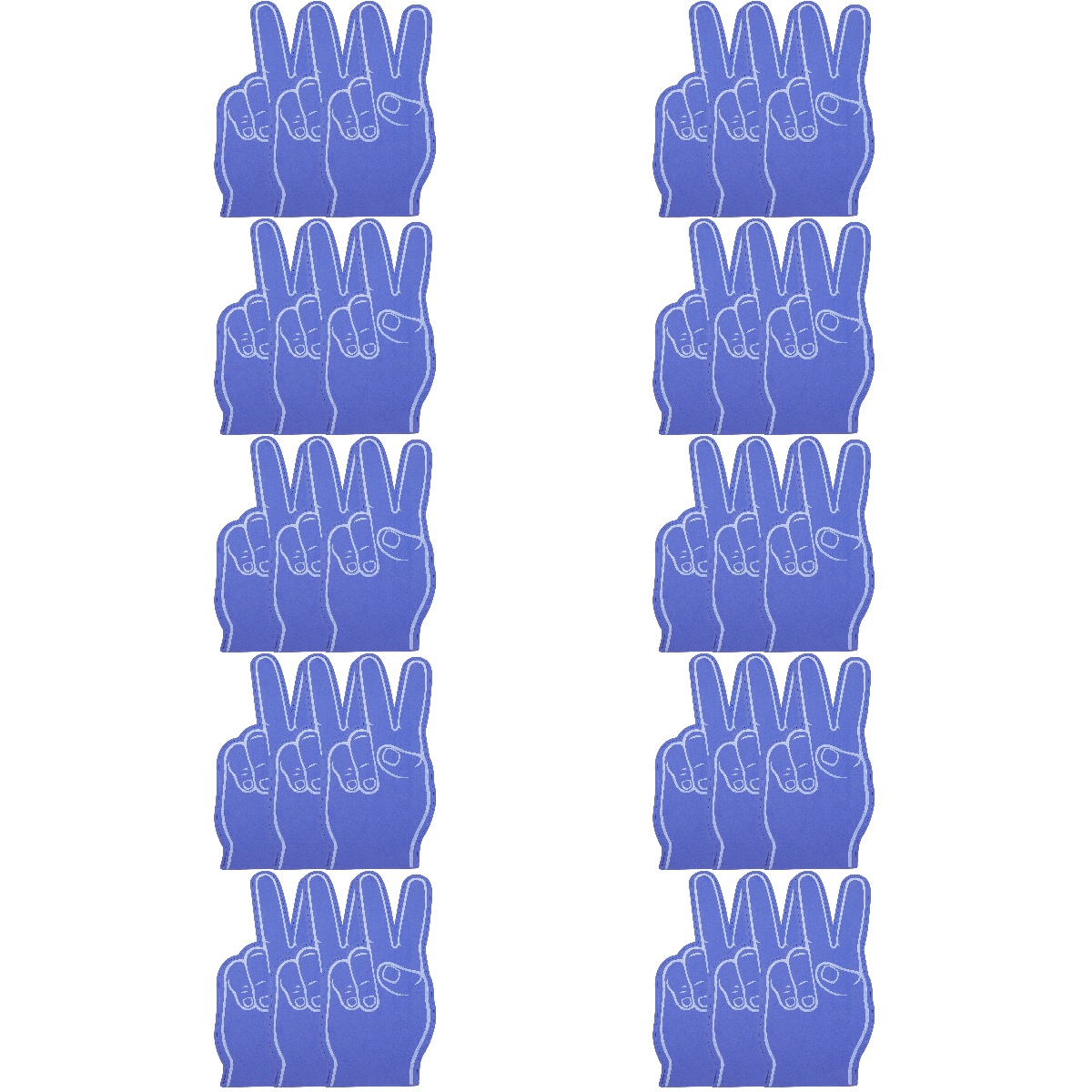 Foam Fingers Blank Toys Kids Playset Noise Makers for Football Games