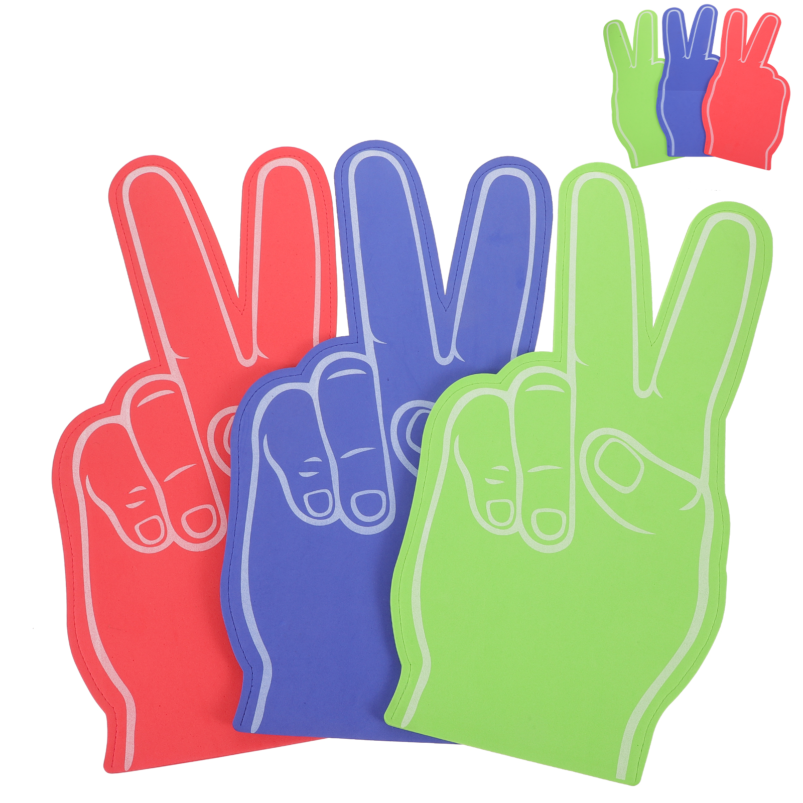 Foam Fingers Bulk Cheer Props We Are 1 Hand Gloves for Kids Kurta Pajama Boys Blank Child Eva 3