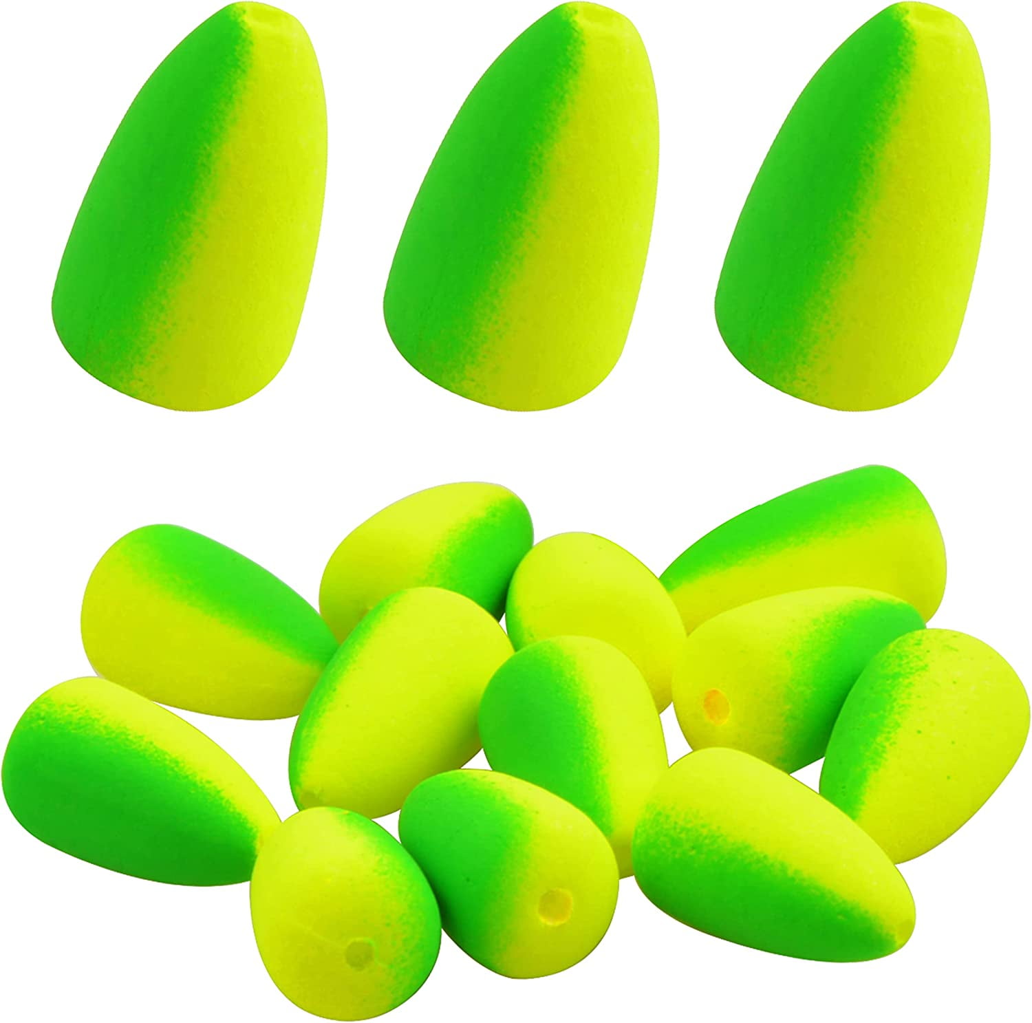 Foam Floats Fishing Rig Floats - 60 Pack Pompano Rig Floats Snell