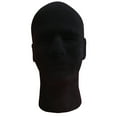 thumbnail image 1 of Foam Flocking Black Mold Mannequin Model Head Wig Display Stand for Home, 1 of 8