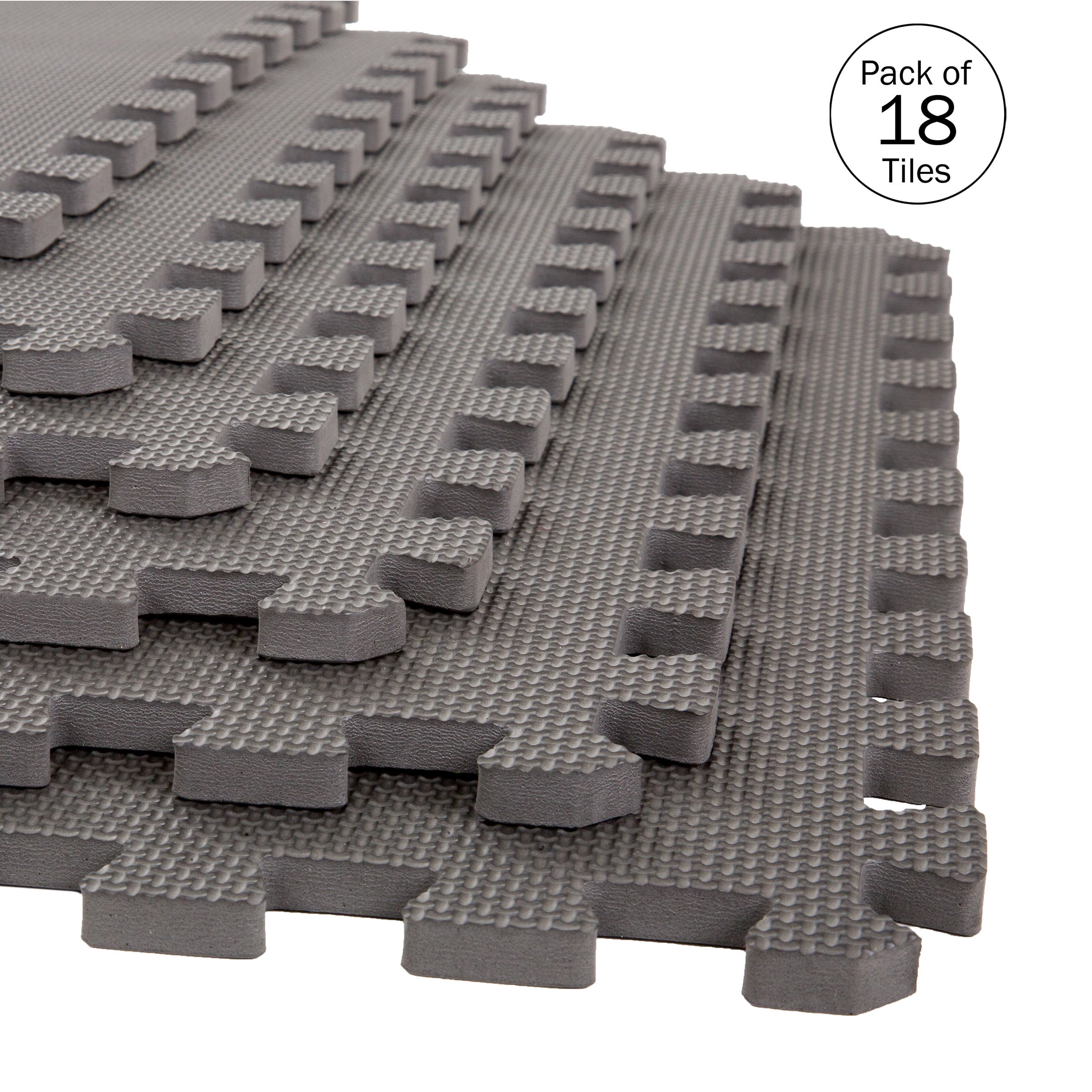Foam Flooring Tiles 24 Pack Interlocking EVA Foam Pieces Non