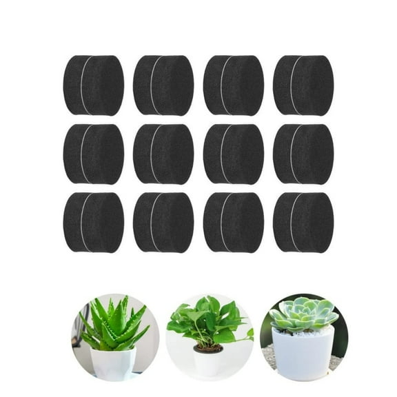 Foam Flower Pot Feet,Solid Rubber Pots Risers,QZS Non-Slip Surface Grip Plant Containers,Containers Lifters for Indoor or Outdoor Planters,2x0.6"
