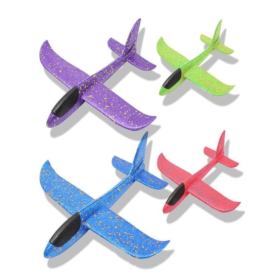 Foam Glider Airplane Hand Launch DIY Model, Lightweight Outdoor Plane for All Ages, Durable Construction for Flight Play