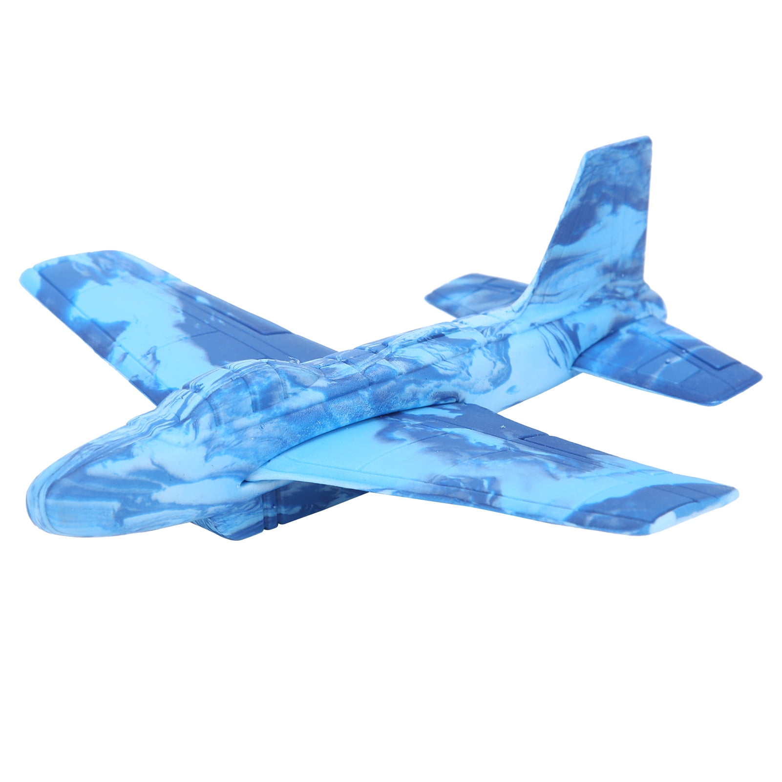 Foam Glider Airplane Model for Kids - Blue Outdoor Throwing Aircraft ...