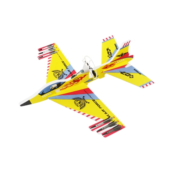 Foam Glider Toy For Kids Usb Rechargeable Hand Thrown Aircraft With Crash Resistant Design For Outdoor Play