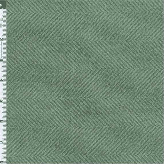 Foam Green Herringbone Home Decorating Fabric, Fabric By the Yard