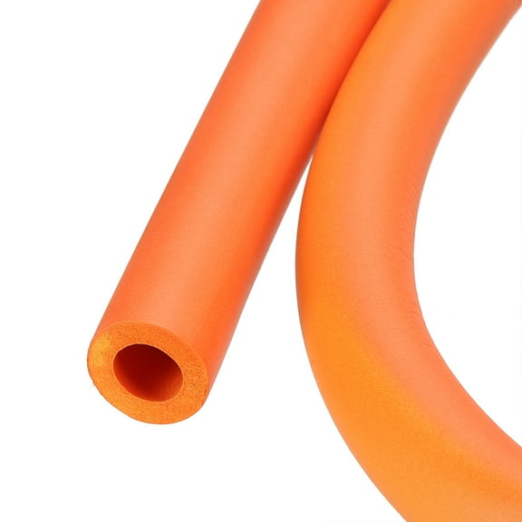 Foam Grip Tubing Handle Grips 12mm(1/2") ID 22mm OD 3.3ft Orange for Utensils, Fitness, Tools Handle Support