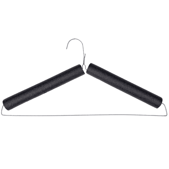 Foam Hanger Covers - Gray Foam, Pack of 24, Slip Preventer, Thick Covers for Hangers, No Dimples