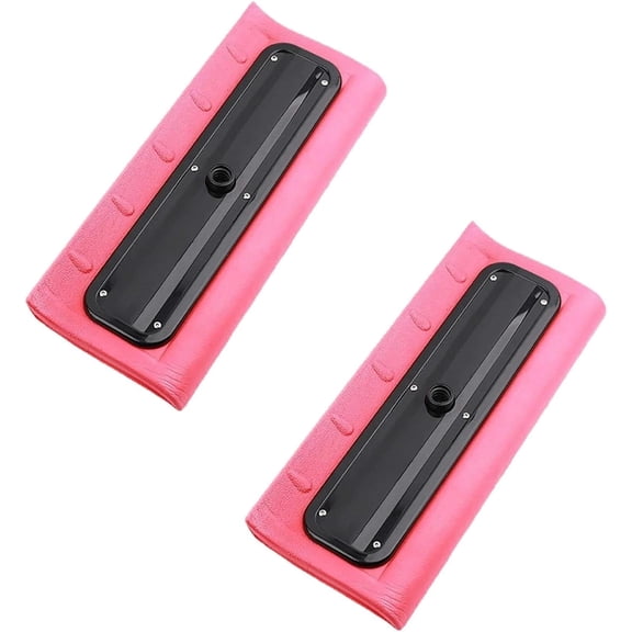 Foam Head Roof Snow Rake (Head Only, 2-Pack) - Lightweight No-Scratch Snow Brush for Vehicle, Roof & Driveway, Pole-Compatible Design for Winter Snow Removal