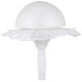 thumbnail image 1 of Foam Hemisphere Lace Bouquet Collar Wedding Handle Flowers Base Bridal Holder Bride, 1 of 6