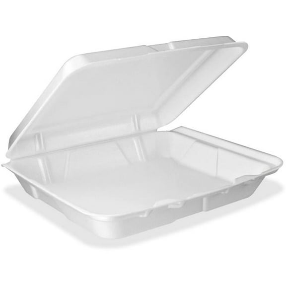 Foam Hinged 1-Comp Food Container LGE