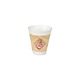 thumbnail image 1 of Dart Cafe G Foam Hot/Cold Cups, 20 oz, Brown/Red/White, 20/Pack -DCC20X16GPK, 1 of 5
