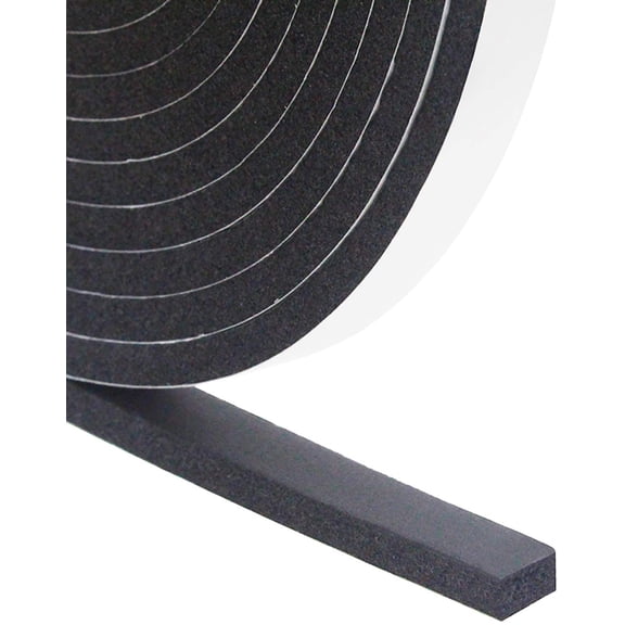 Foam Insulation Tape, 1/2In x 1/4In x 33Ft Weather Stripping Door Seal Strip for Doors and Windows,Sliding Door,Sound Proof Soundproofing Door Seal,Weatherstrip,Air Conditioning Seal Strip