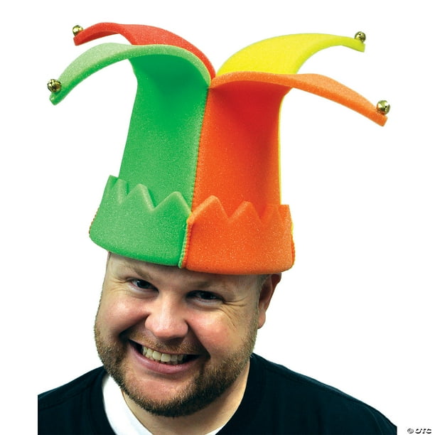 Foam Jester Hat Adult Halloween Accessory Walmart Business Supplies