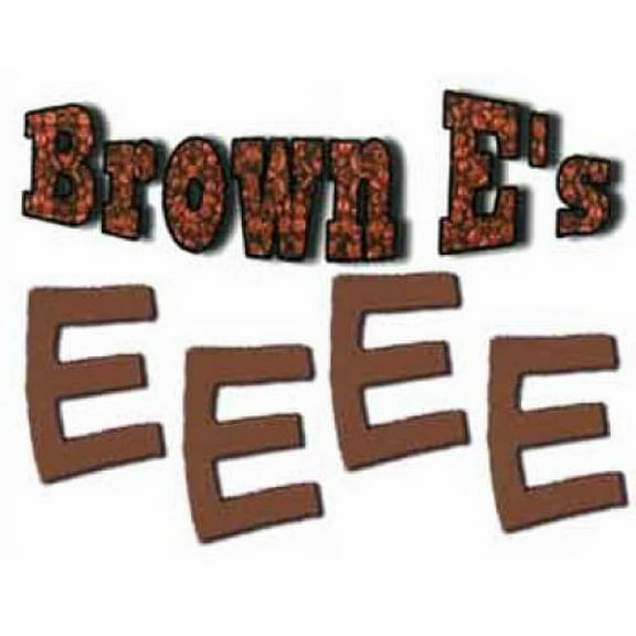Foam Letters - Brown E's (48/bag)