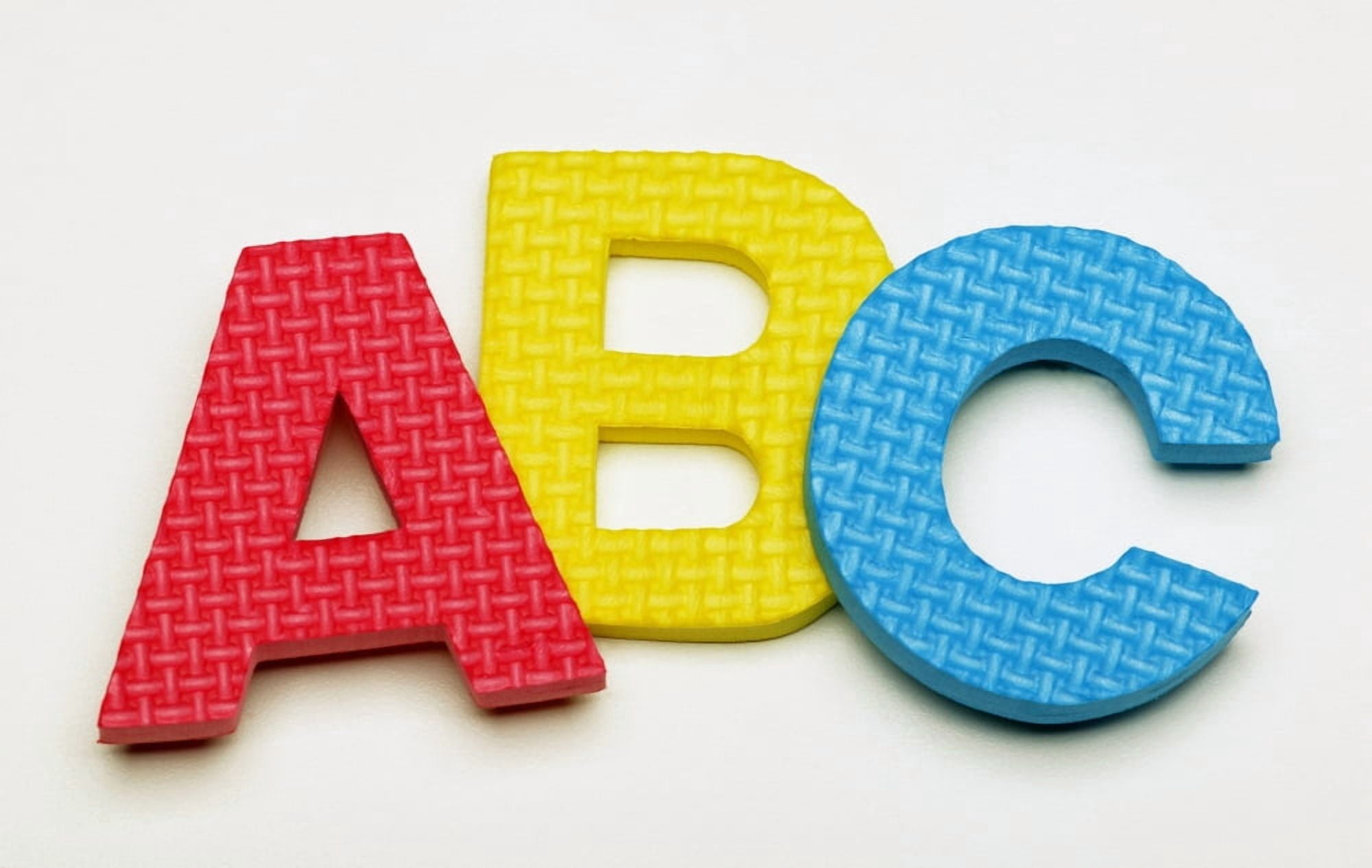 Foam Letters Canvas Art - Darren Greenwood Design Pics (34 x 22)