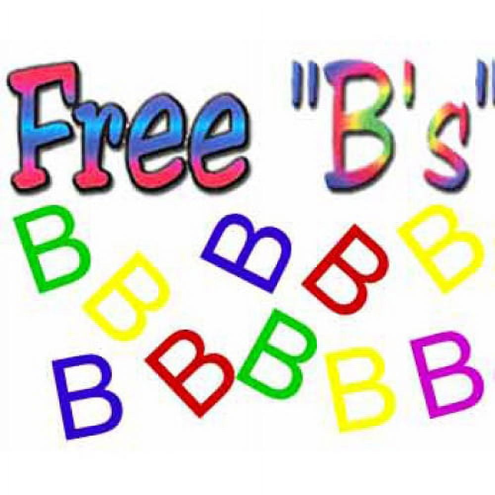 Foam Letters - Free B's (48/bag)