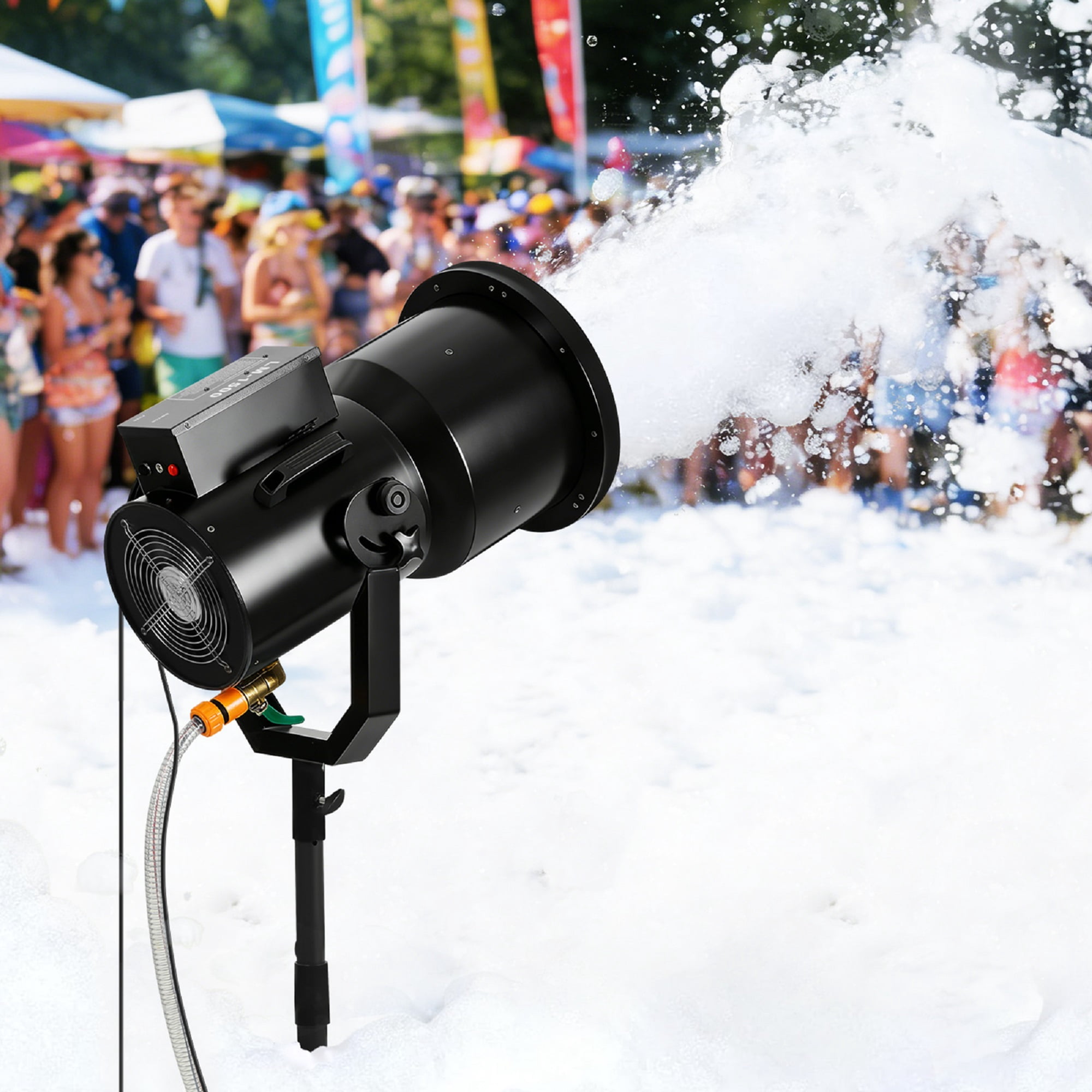 YEAHIBABY Outdoor Fog Machine, 300W Black Portable Stage Effect Machine ...