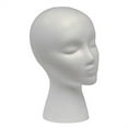 thumbnail image 1 of Foam Mannequin Head, 2 Sizes, Stable Base, Lightweight, for Wig,Hat Display,Beauty Training, 1 of 6