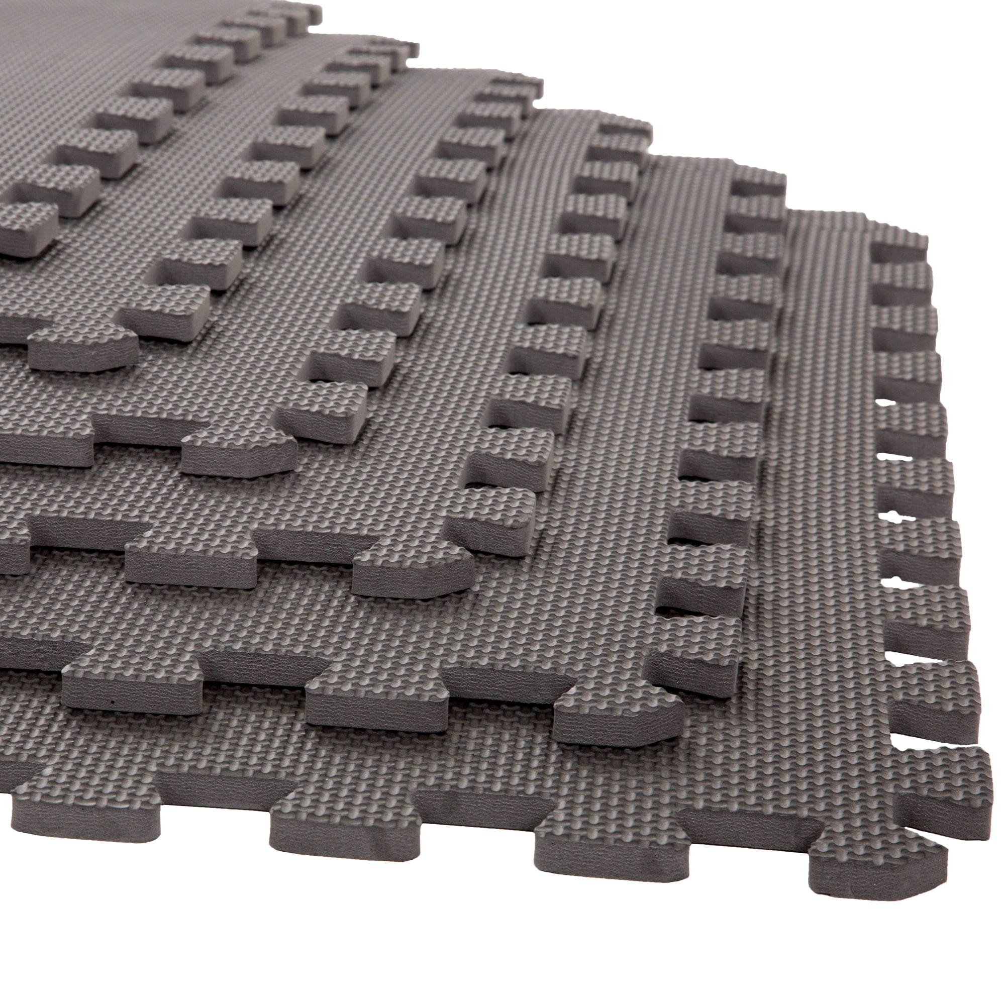 Foam Mat Floor Tiles 6PC Set - Interlocking EVA Foam Padding with Soft  Carpet Top for Exercise and Yoga by Stalwart (Gray) - On Sale - Bed Bath &  Beyond - 26062412